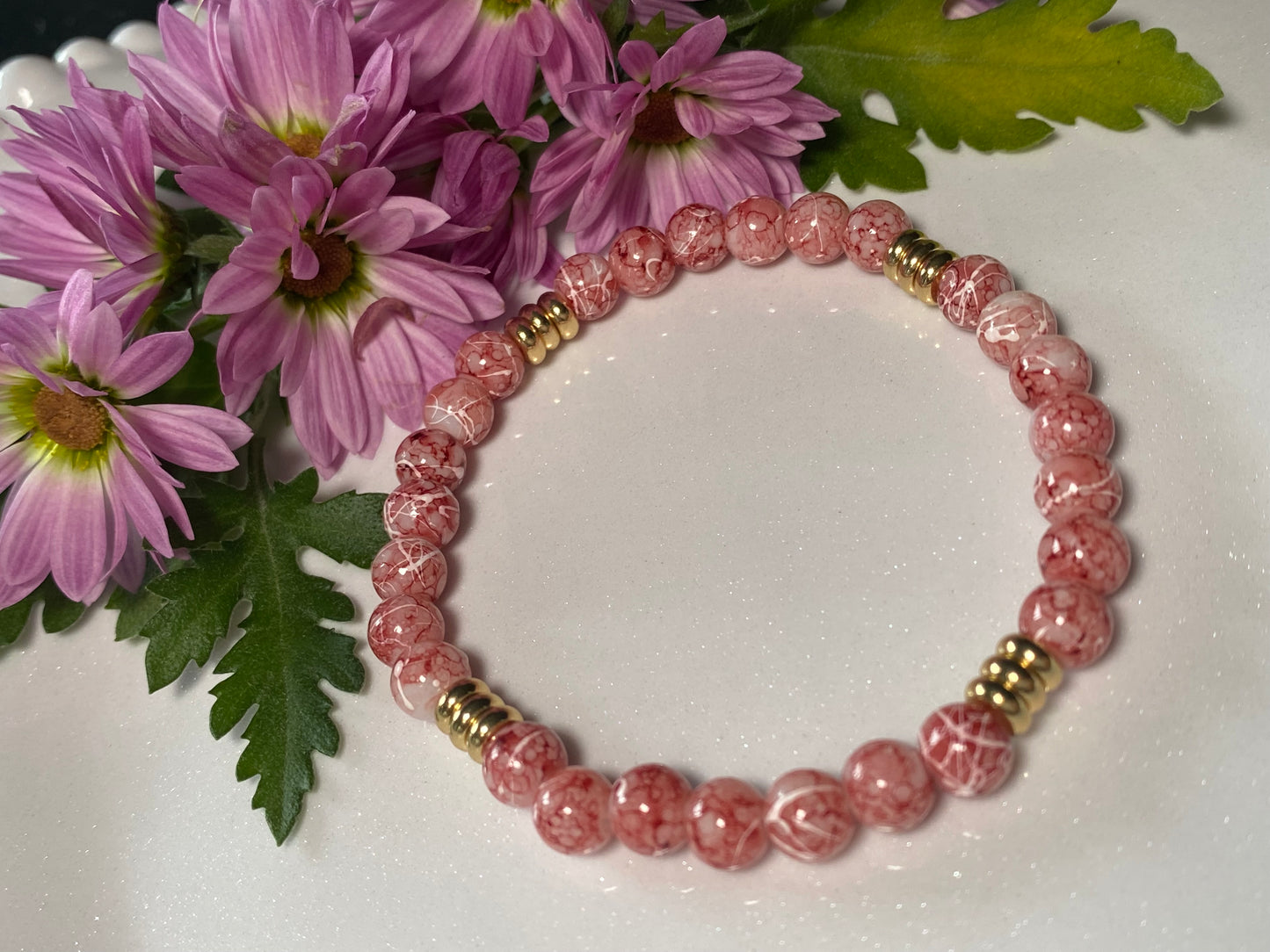 Sweet Brown Beaded Bracelet