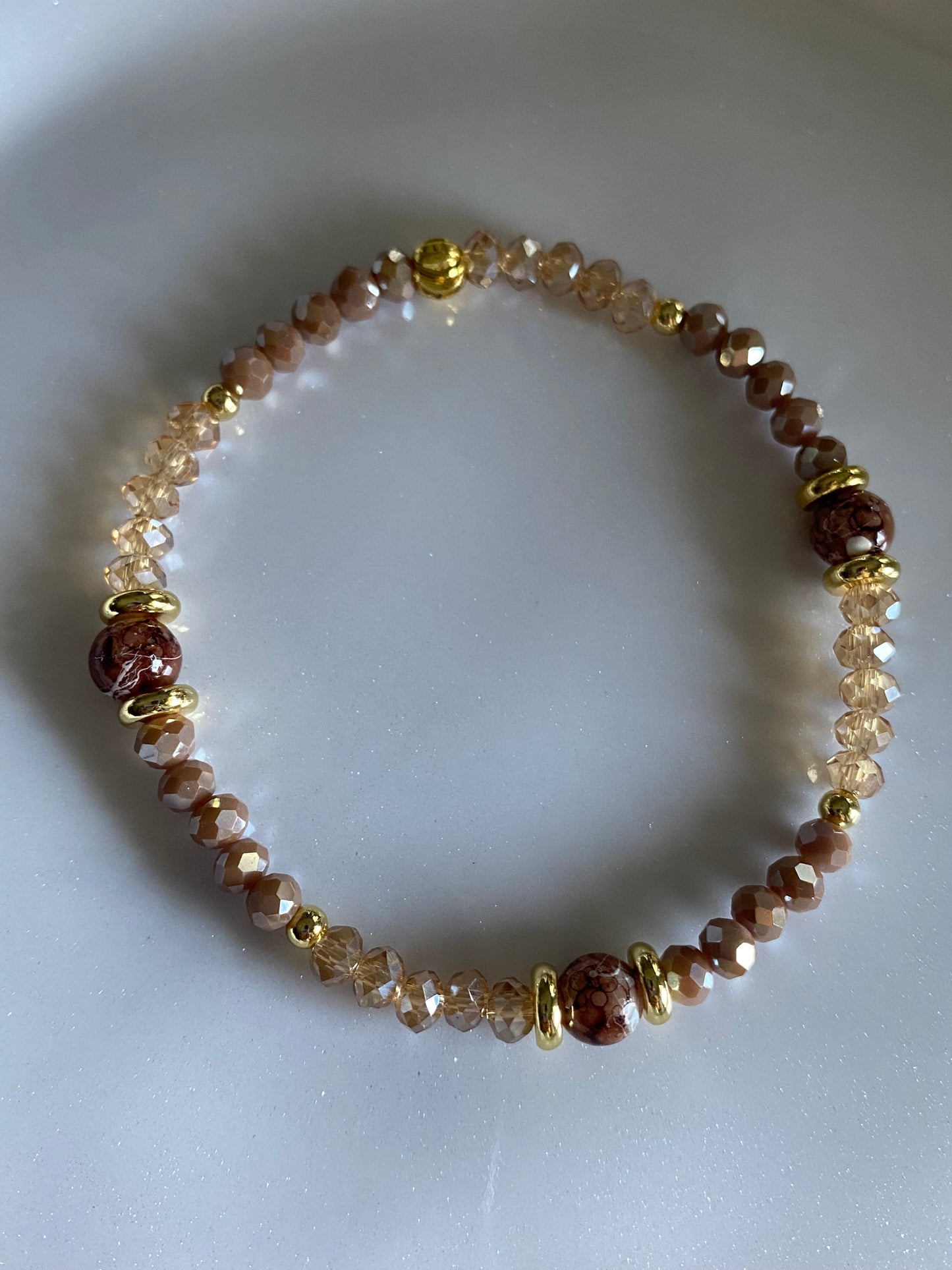 Mocha Color Beaded Bracelet