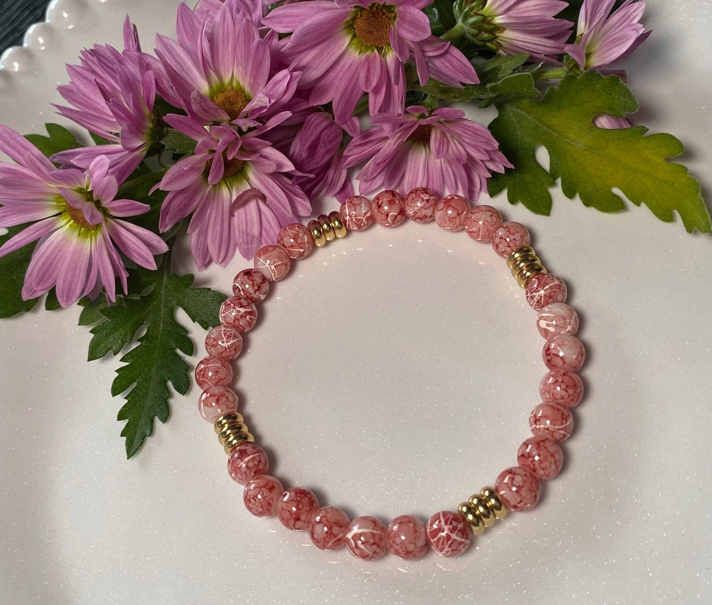 Sweet Brown Beaded Bracelet