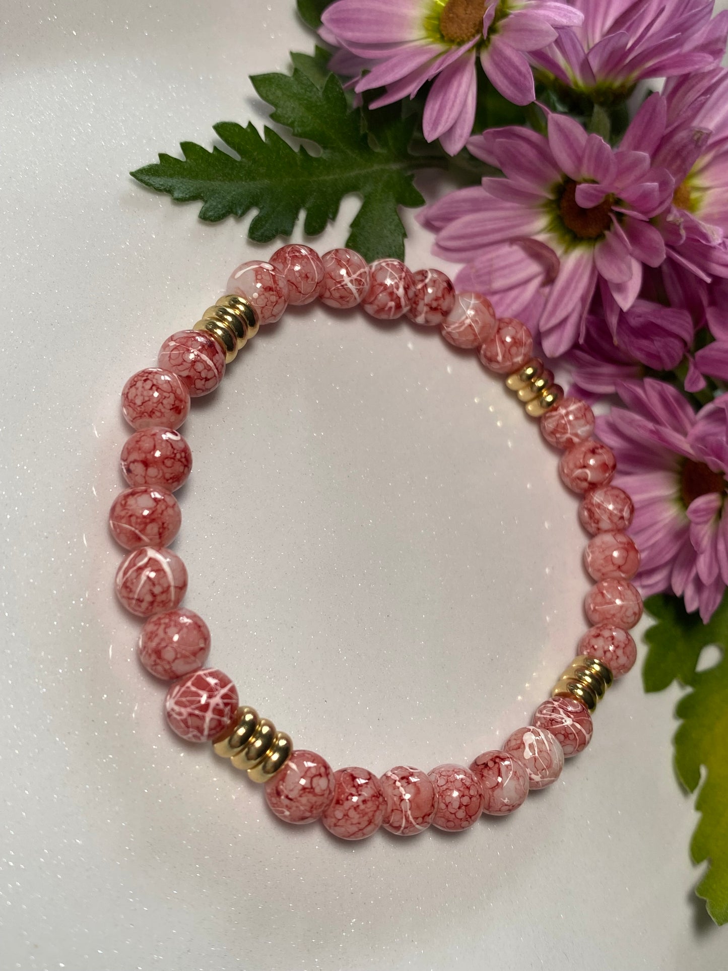 Sweet Brown Beaded Bracelet
