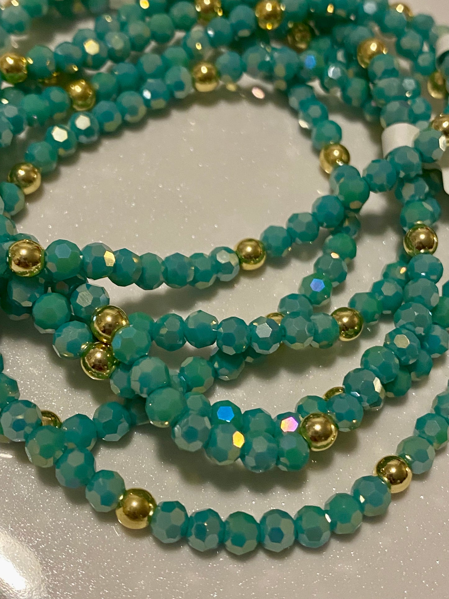 Jaded Beaded Anklets