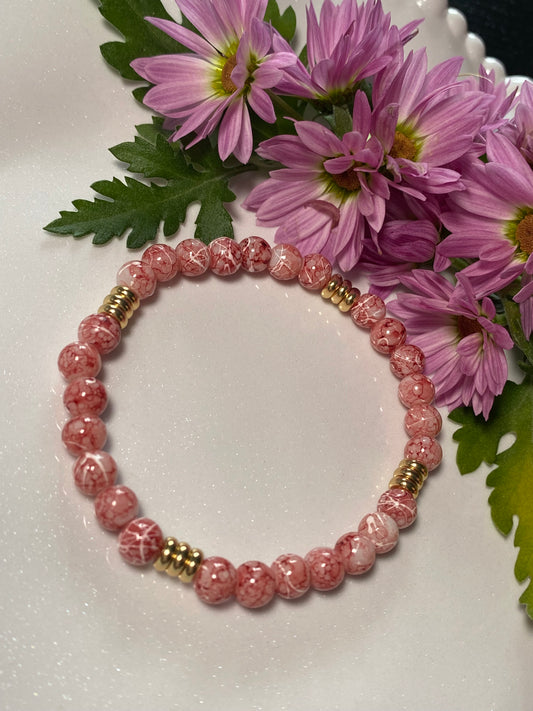 Sweet Brown Beaded Bracelet