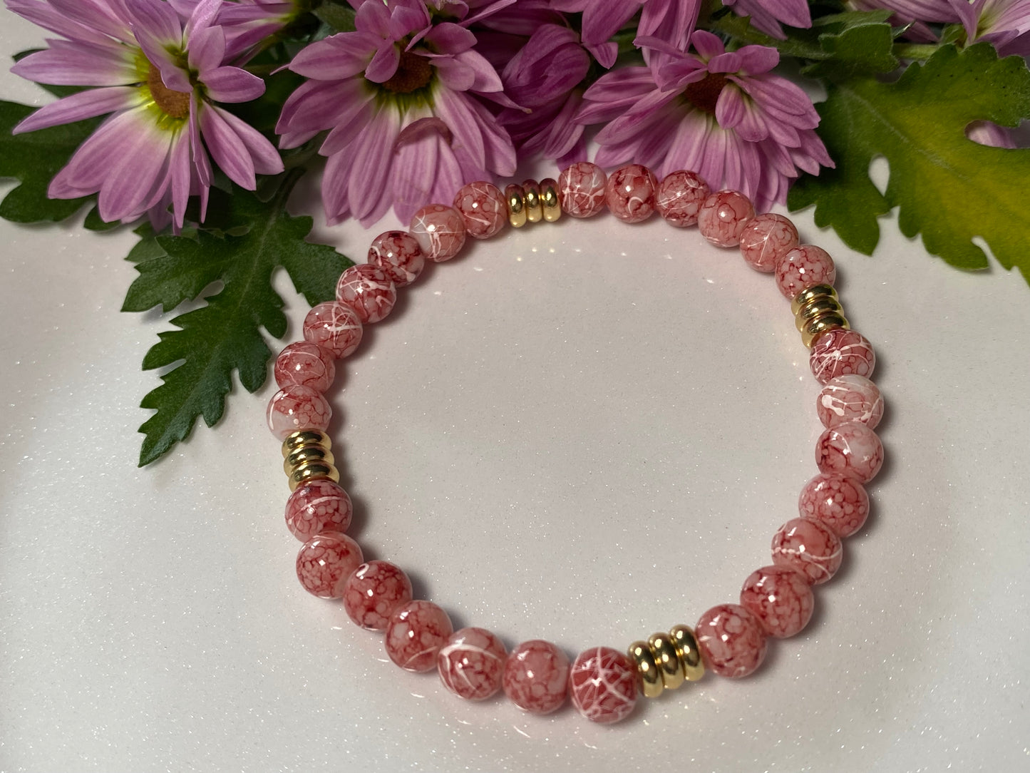 Sweet Brown Beaded Bracelet