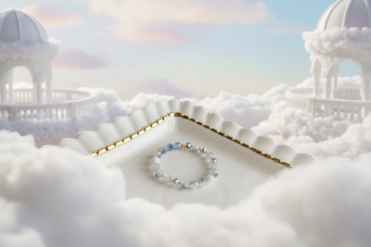 Cloudy Crystal Beads S925