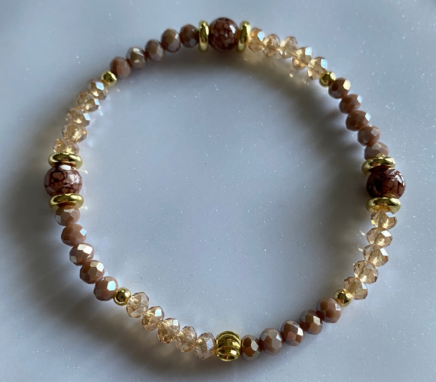 Mocha Color Beaded Bracelet