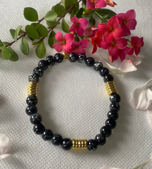 Ebony Style Beaded Bracelet