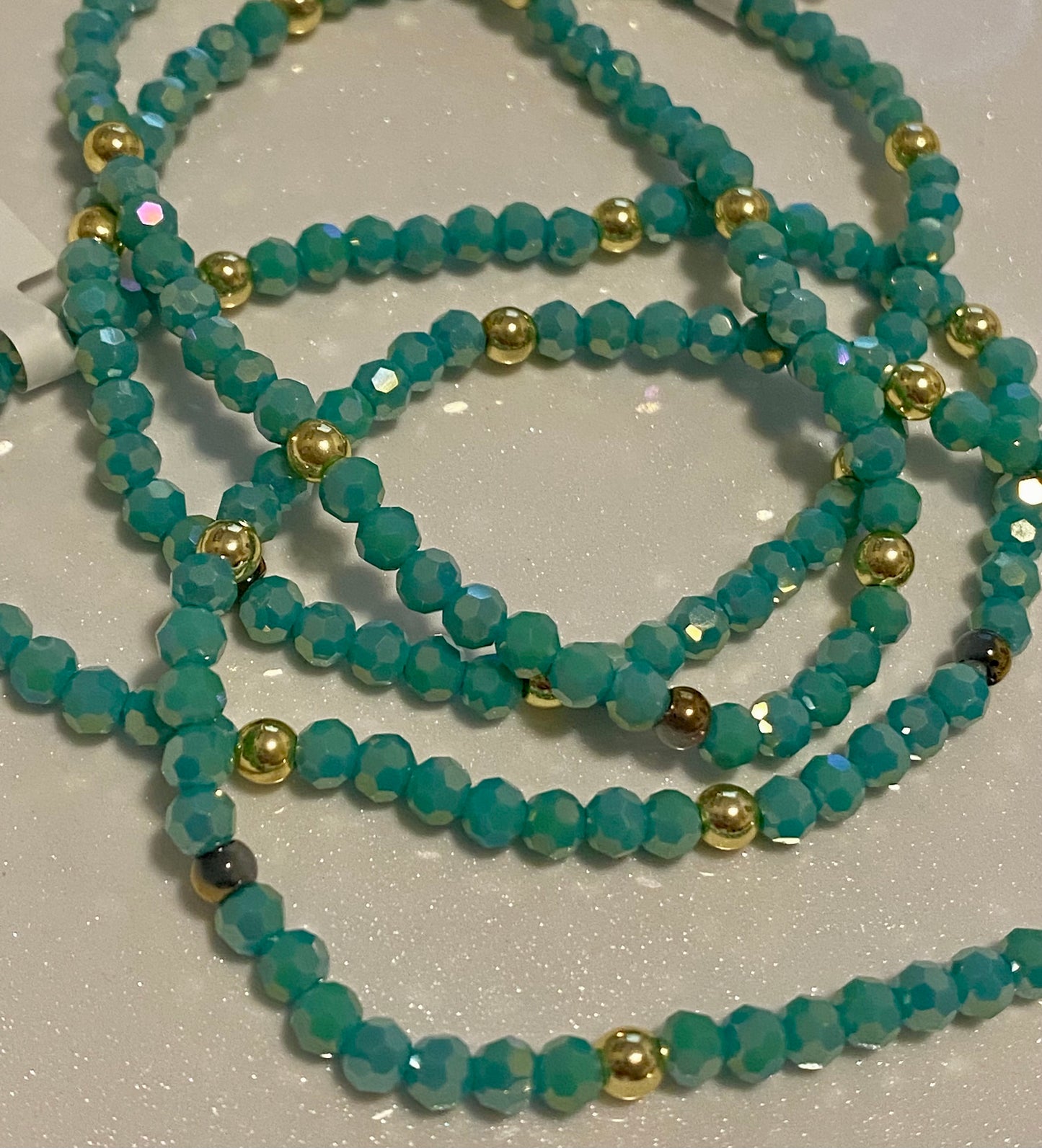 Jaded Beaded Anklets